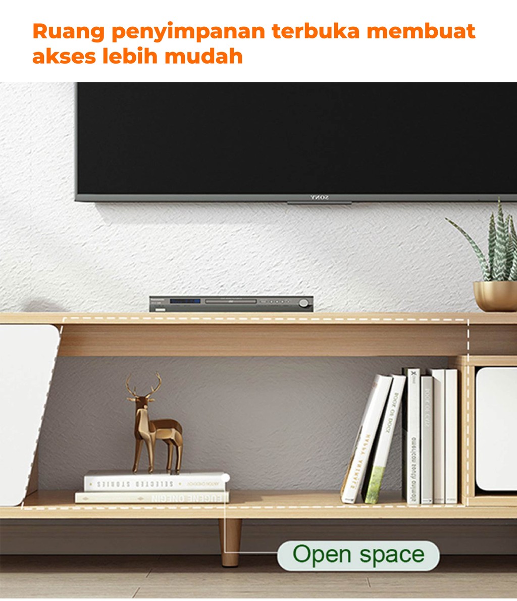 Jual Homedoki Meja Tv / Rak Tv / Lemari Tv / Meja Tv Minimalis Modern ...