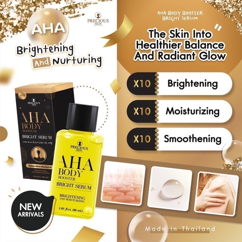 Jual Precious Skin AHA Body Booster Bright Serum 30 ml - 100ml | Merah ...