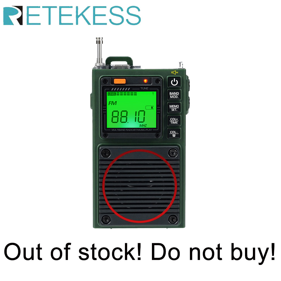 Jual Retekess TR111 Portable AM FM Mini Ham Shortwave Emergency Amateur ...