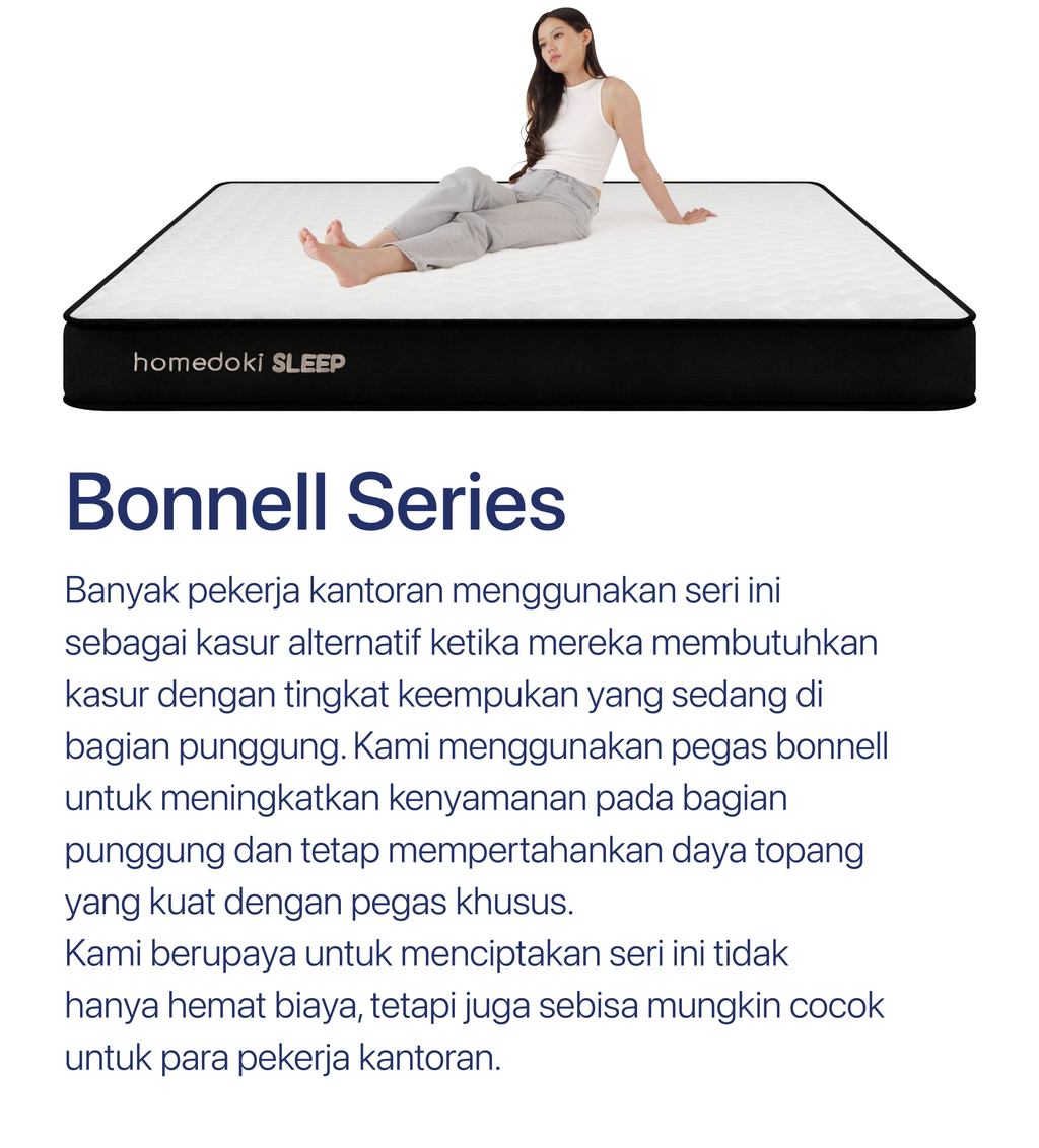 Jual Homedoki Bambu-Bonnell Spring / Kasur Spring Bed / Kasur Box ...
