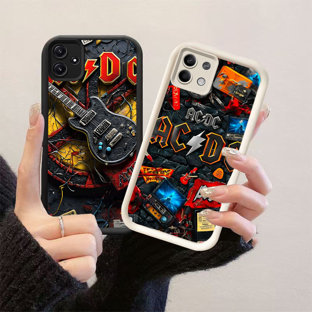 Jual DK-1 ACDC ROCK BAND Shockproof Casing untuk Silikon hitam putih ...