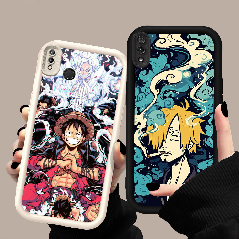 Jual HK-34 Luffy One Piece Shockproof Casing untuk Silikon hitam putih ...