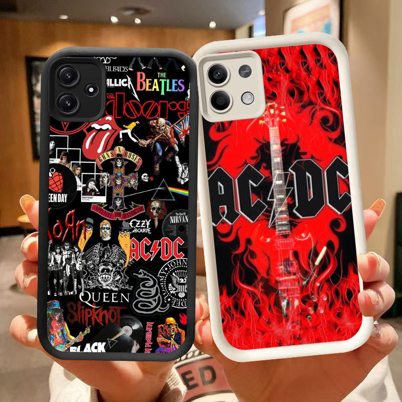 Jual DJ-2 ACDC Band Shockproof Casing untuk Silikon hitam putih Xiaomi ...