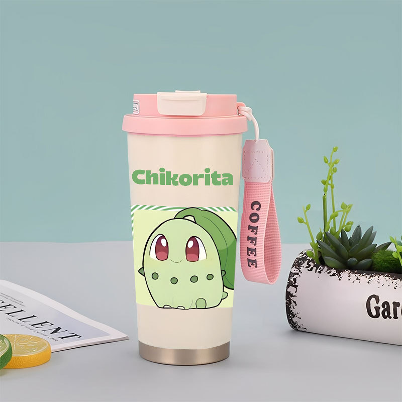jual-anime-pokemon-green-edition-tumbler-kopi-stainless-steel-cup-500