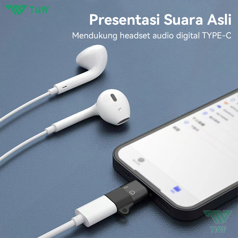 Jual TNW Adaptor Converter Type C ke Micro IOS USB for Microphone ...