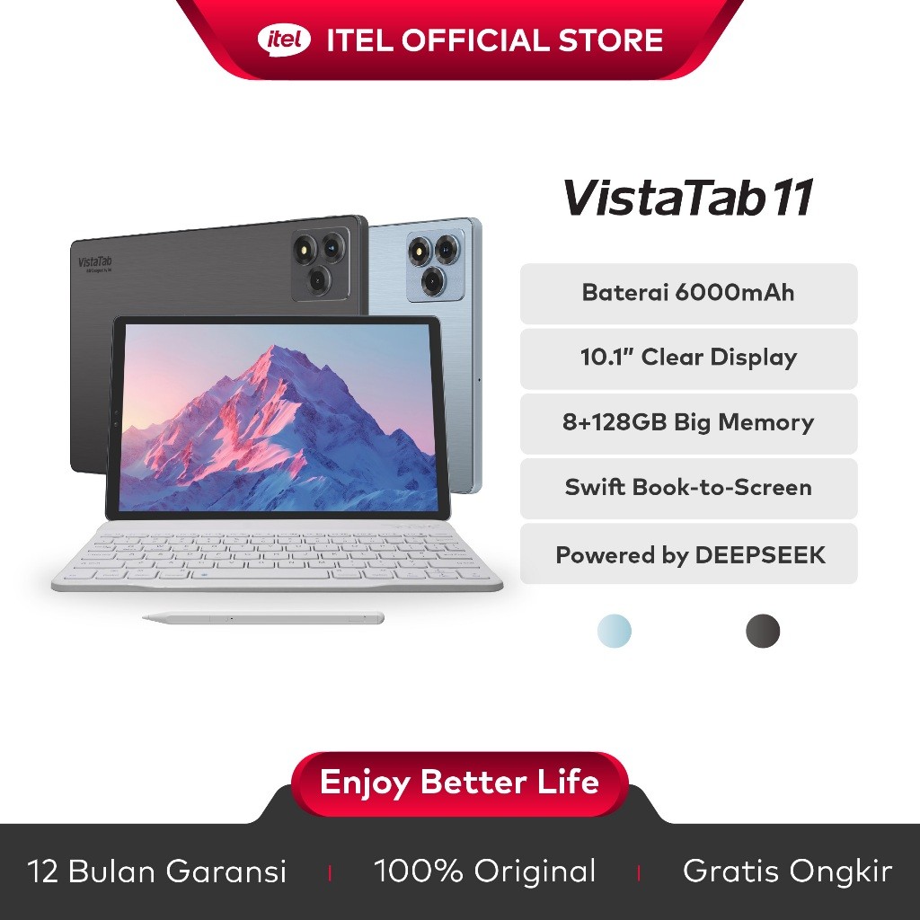 Jual [Special Creator] itel Tab 11 Tablet + Keyboard + Pen - 12GB(4+8 ...