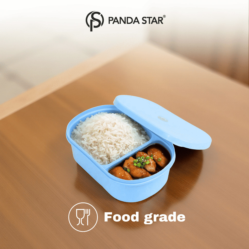 Jual PANDA STAR Tepak Nasi Polypropylene (PP) 18 X 11.8 X 6 CM Lunch ...