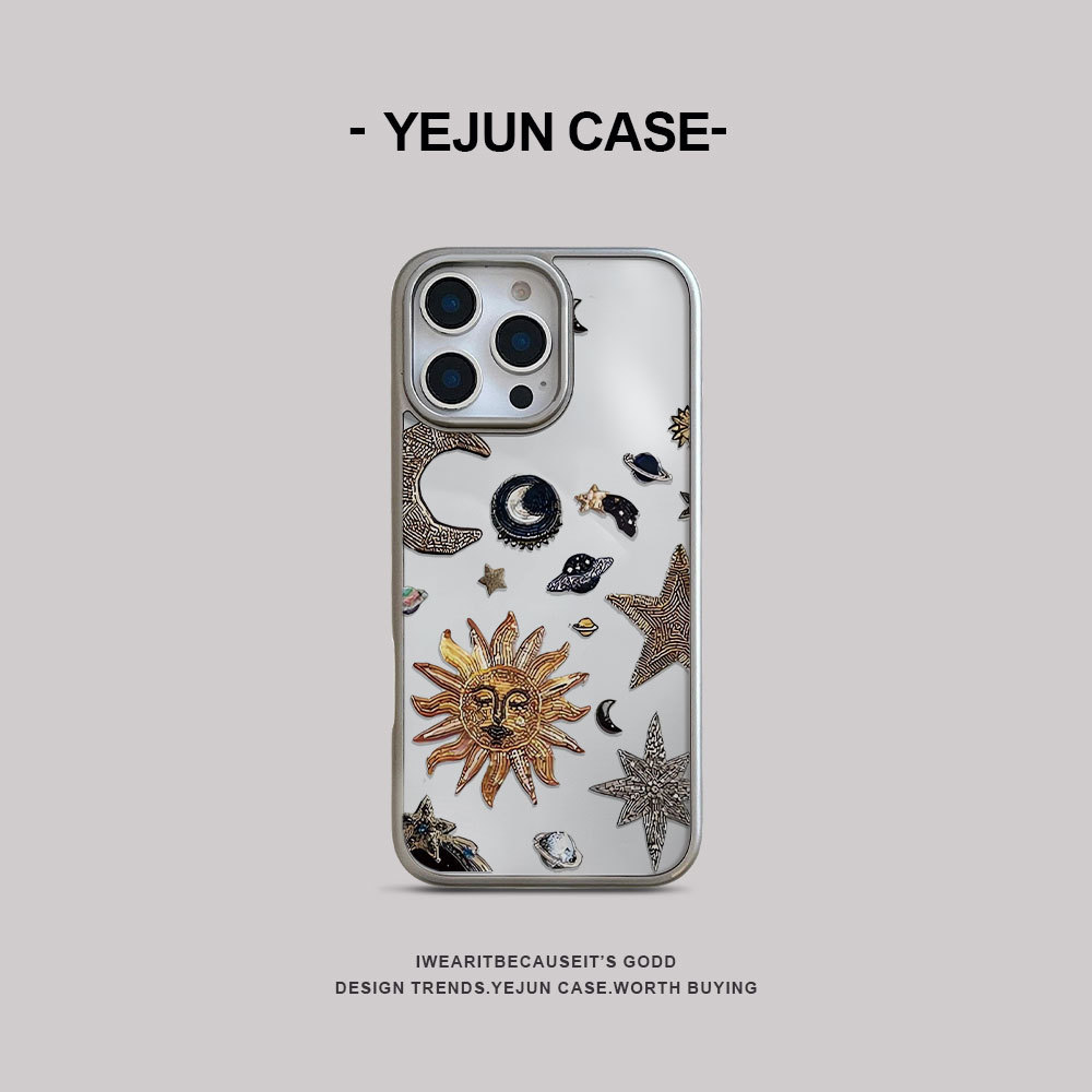 Jual YEJUN mobile phone case Sun, Moon and Star Accessory Style ...