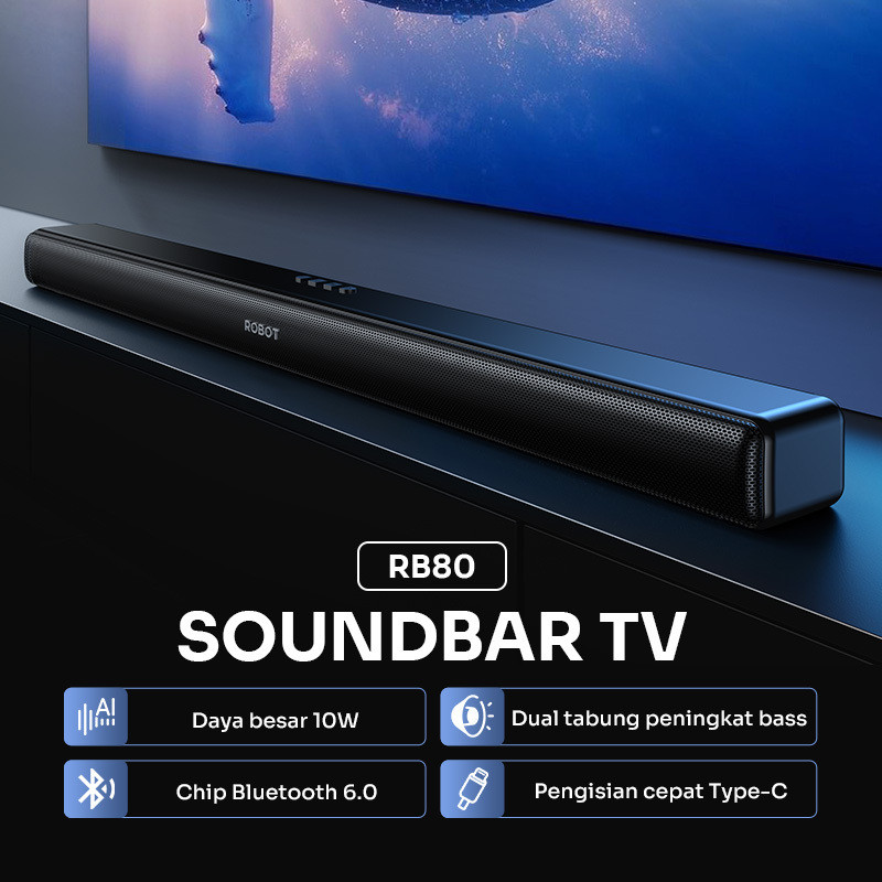 Jual ROBOT Speaker Soundbar Home Theater Speaker TV Bluetooth 6.0 Dual ...