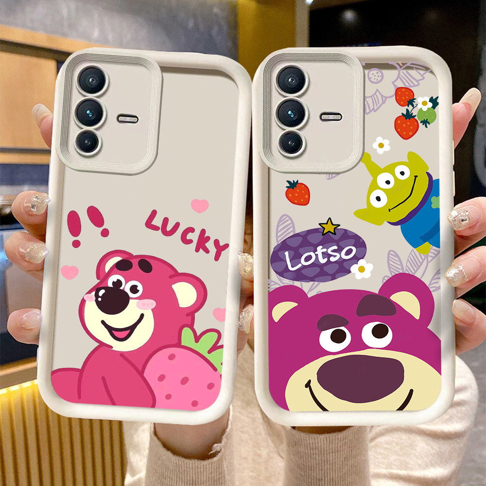 Jual C-5 Lotso Hitam Putih Casing untuk VIVO Y75 V23E V50 V23 Y200 Lite ...