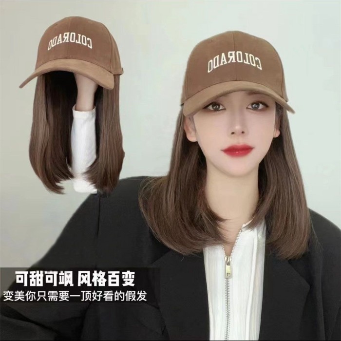Jual Topi memuncak COLORADO gaya Korea baru rambut buatan modis rambut ...