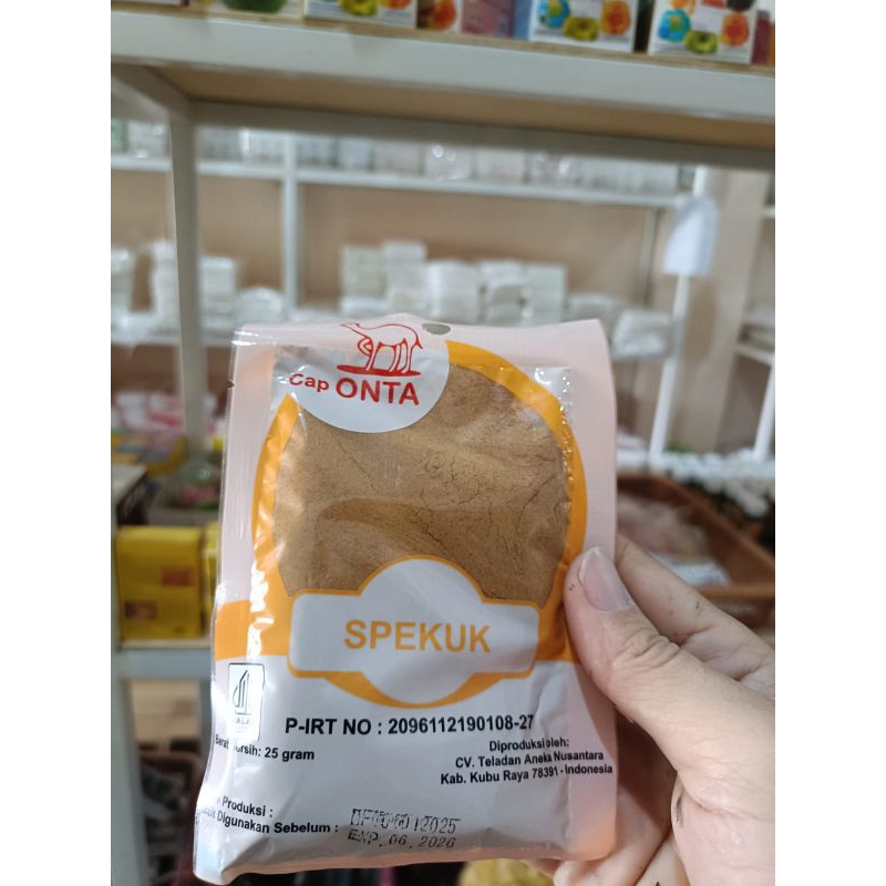 Jual SPEKUK CAP ONTA 25 GR/SPIKUK/BUMBU LAPIS/CAP ONTA SPEKUK | Shopee ...