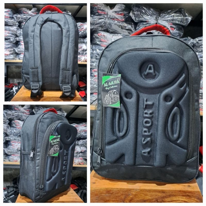 Jual Tas Ransel Sekolah Embos A Sport 3D Tebal SD Tk Tas Sekolah Polo ...