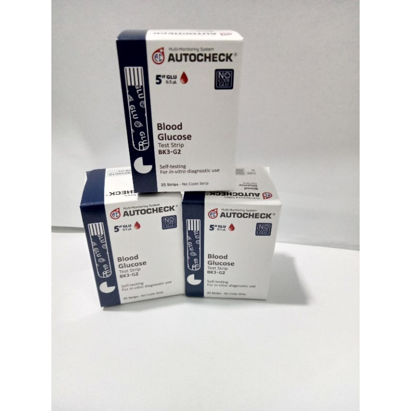 Jual Autocheck Strip Cholesterol(10test)//Strip Gula Darah(25test ...
