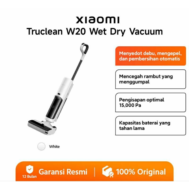 Jual Xiaomi TruClean W20 Wet Dry Vacuum Cleaner 3in1 500 rpm Penyedot ...