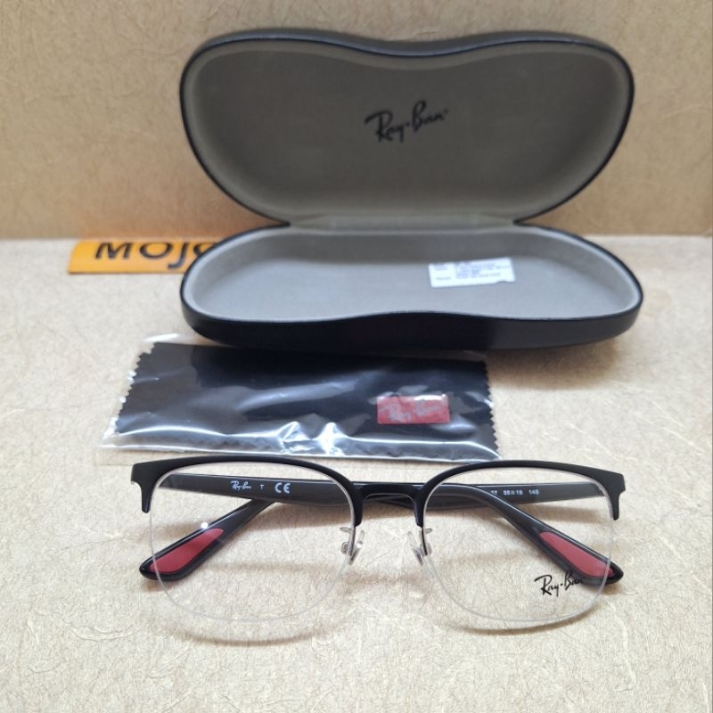 Jual Sale Kacamata rimless clubmaster RB6416D original unisex cek ...