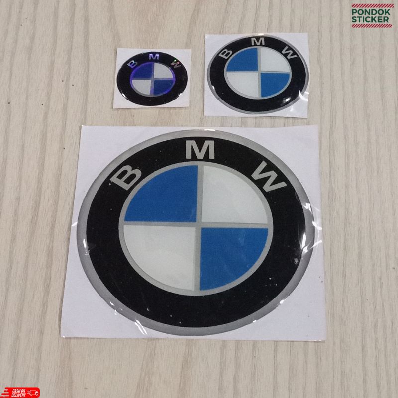 Jual Sticker Emblem Timbul Resin Logo BMW Bulat Berkualitas | Shopee ...