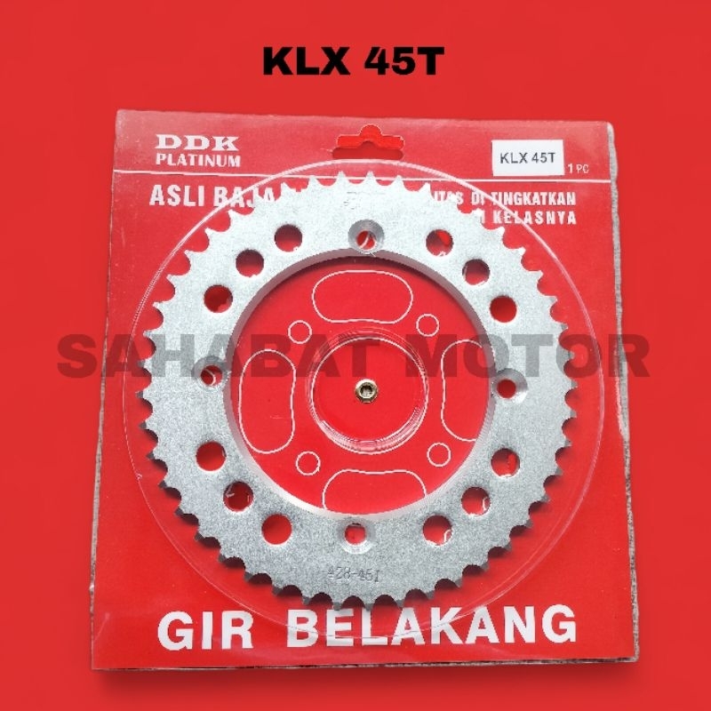 Jual Gir Gear Belakang Kawasaki KLX Ukuran 45T SSS Shopee Indonesia