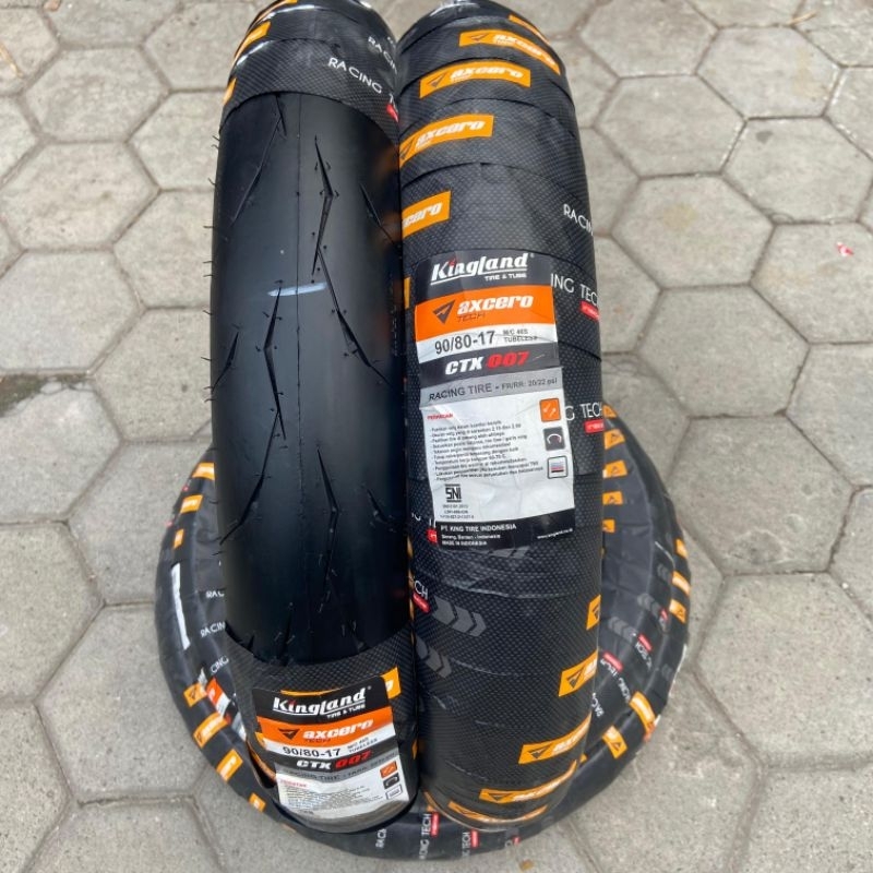 Jual BAN TUBELESS AXCERO CTX 007 90/80 17 BAN RACING COMPOUND 100% ...