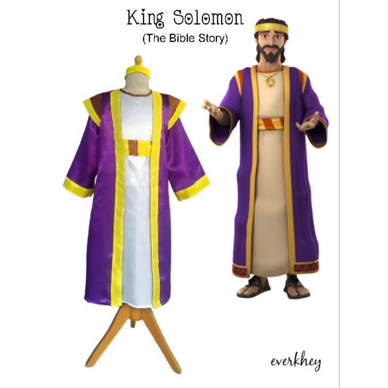 Jual Raja Salomo Kostum Keagamaan/Koatum Cerita Alkitab/Cosplay ...