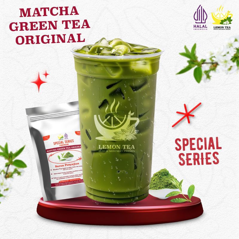 Jual MATCHA ORIGINAL BUBUK MINUMAN 1000gr PLUS GULA -GROSIRAN PABRIKKU ...