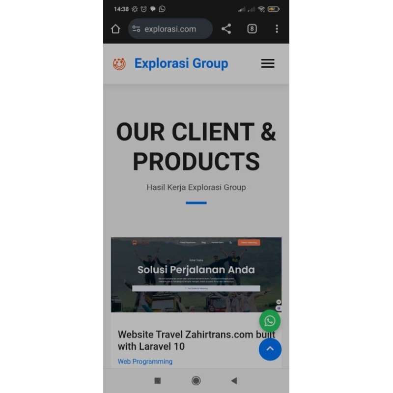 Jual Source Code Website Company Profile Perusahaan dan Portofolio ...