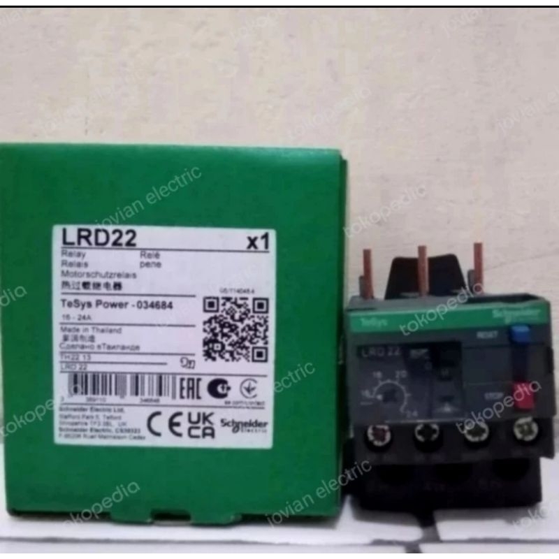 Jual TOR Thermal Overload Relay LRD 22 (16A-24A) | Shopee Indonesia