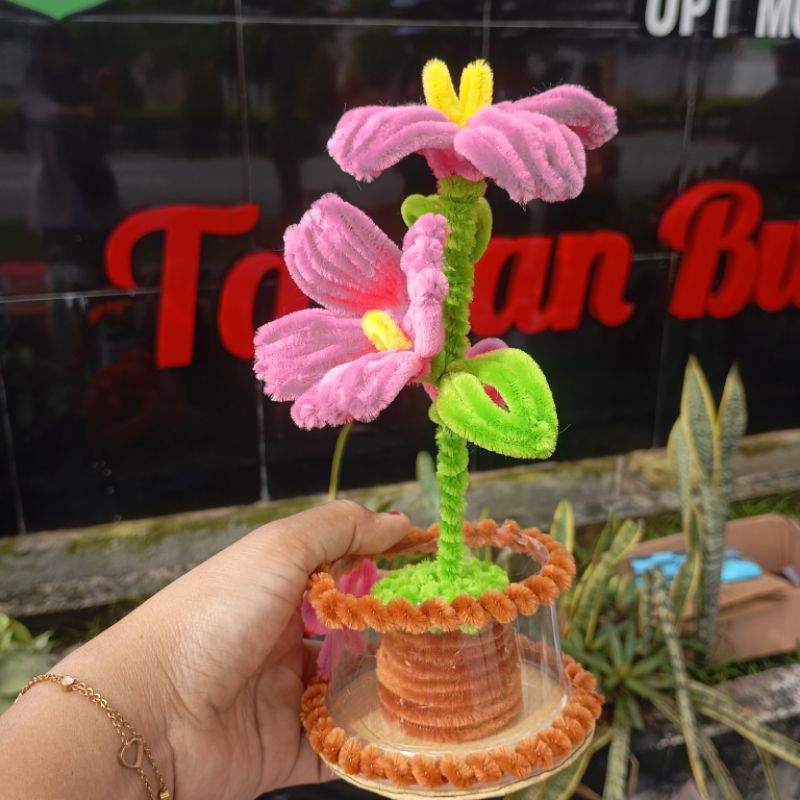 Jual Bunga cup kawat bulu pipe cleaner | Shopee Indonesia