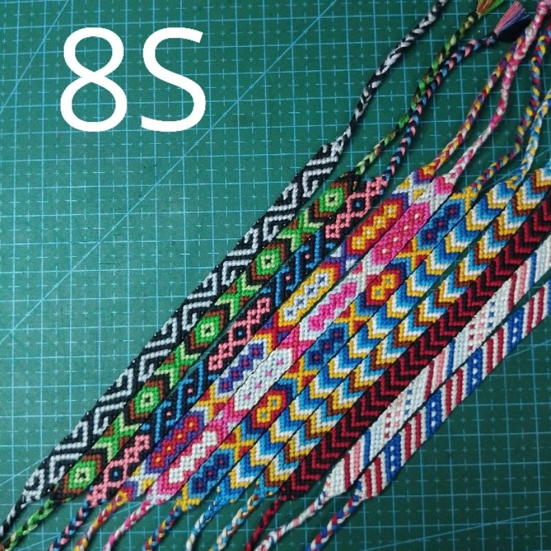Jual (NORMAL) 8S Gelang Persahabatan Gelang Rajut Gelang Simpul Gelang ...