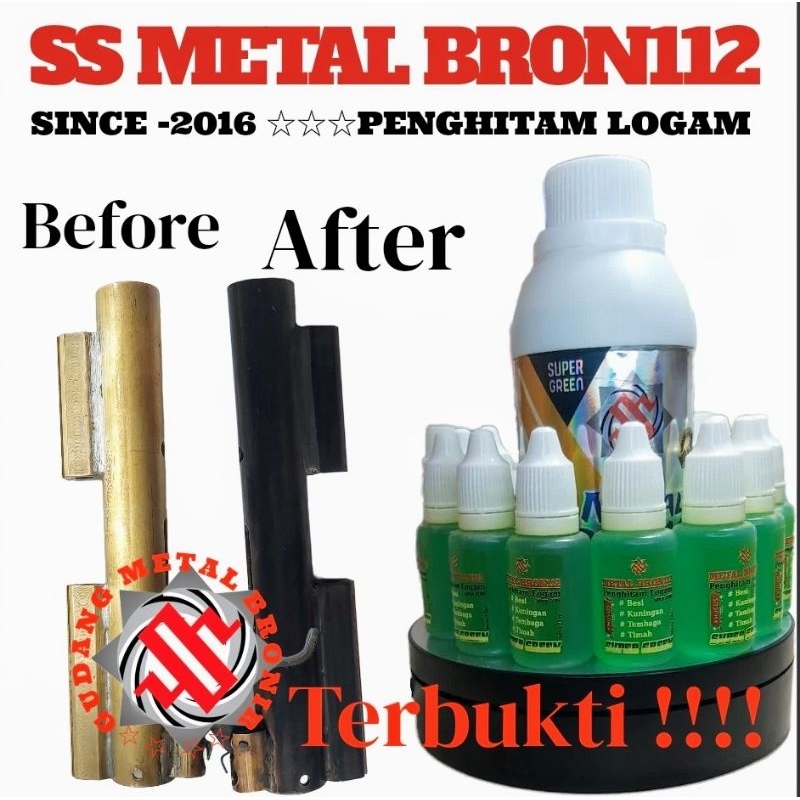 Jual SS Metal Bron112 Penghitam Logam Terbaik !!! | Shopee Indonesia