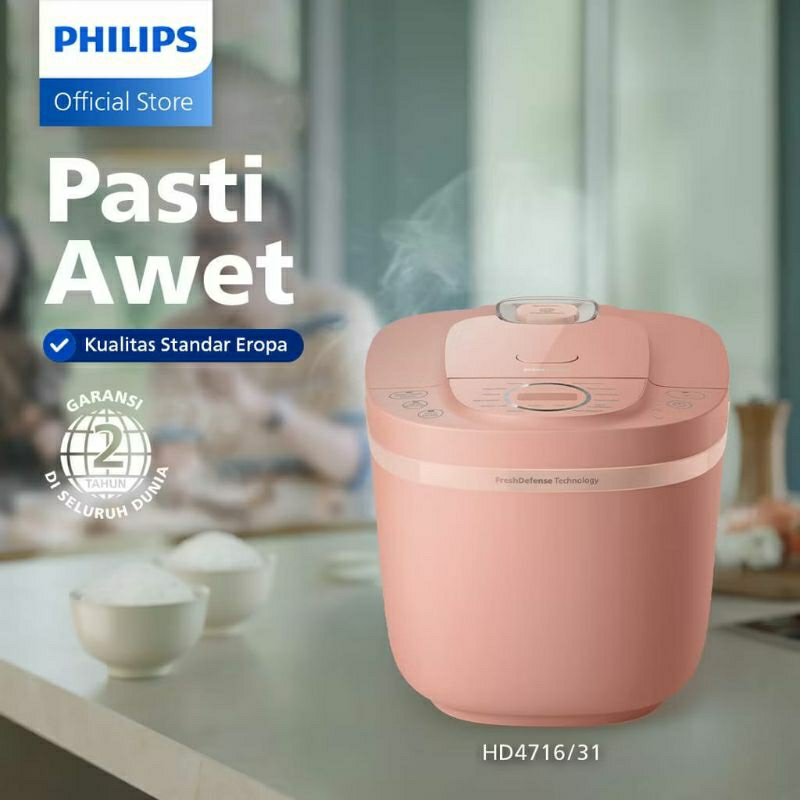 Jual Philips Digital Rice Cooker Magicom Penanak Nasi HD4716 1,8L 3000 ...