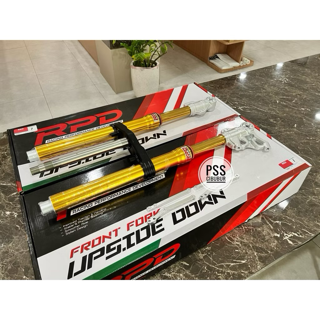 Jual RPD SHOCK DEPAN UPSIDE DOWN XMAX 250/300 PLUS BREKET KALIPER ...