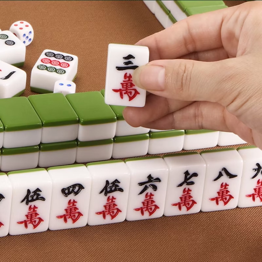 Jual Mainan Board Game Permainan Mahyong Mini 144Tiles Limited Mahjong ...