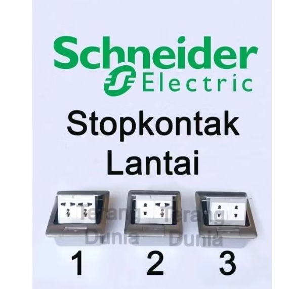 Jual Stopkontak Lantai Schneider Colokan Lantai Schneider E227F_ABE ...