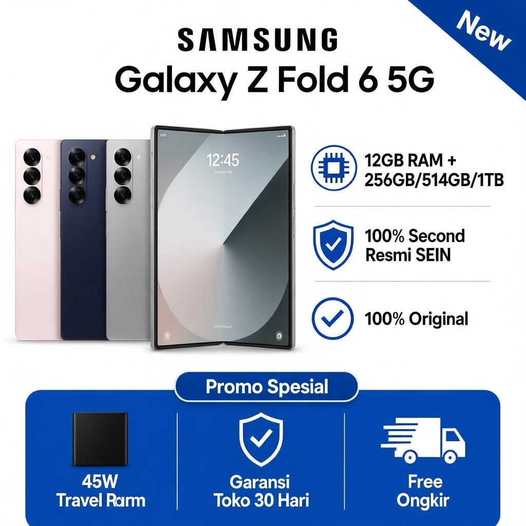Jual Samsung Z Fold 6 Terlengkap & Harga Terbaru Oktober 2026 | Shopee ...