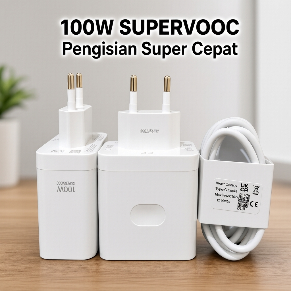 Charger OPPO 33W 45W 67W 80W 100W SUPERVOOC Fast Charging Original Micro USB Type C Pengisian Super Cepat Adaptor 33Watt + Cable Data