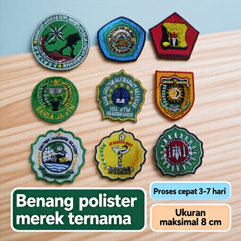 Bet Sekolah bordir rapi, tahan lama | Shopee