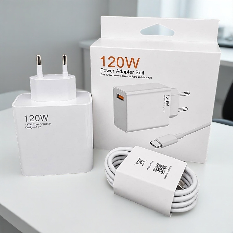 Travel Charger 33W 67W 120W Fast Charging Kompatibel Dengan Xiaomi Micro USB - Type C