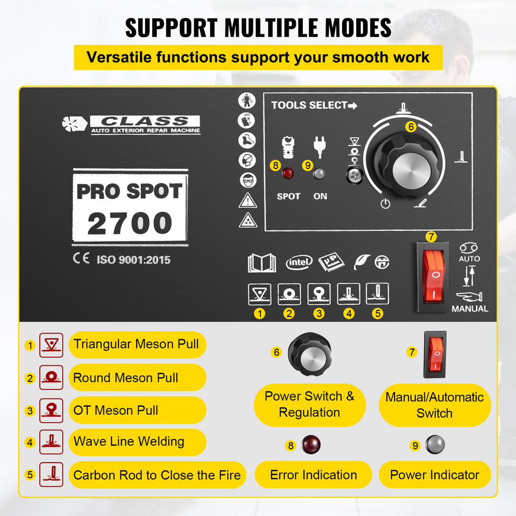 Jual GYS 2700 Spot Puller Bonnet Dent Repair Machine Stud Welder Tool ...