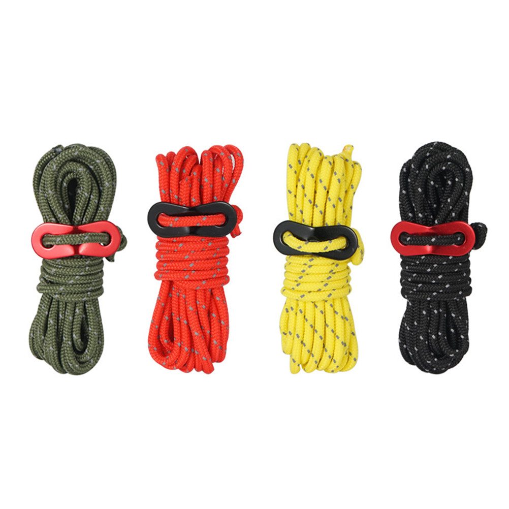 Jual Reflective Guy Line For Tent Camping Wind Rope With Adjuster ...