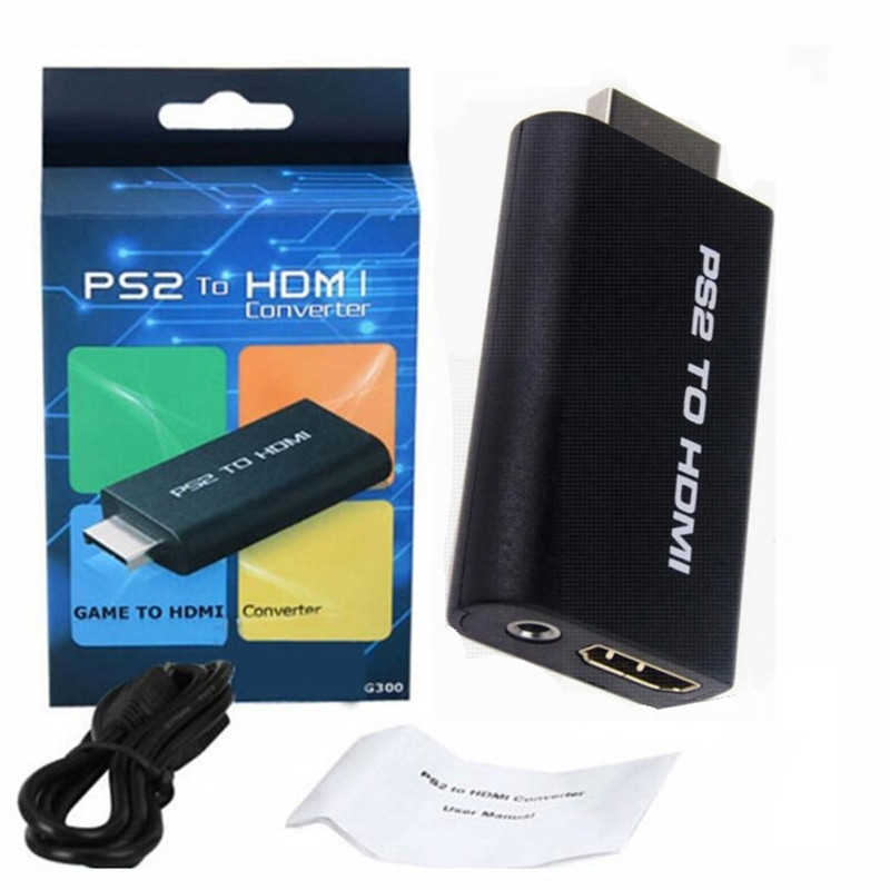 Jual Terbaru For PS2 to HDMI Converter plug ps2hdmi Audio Video Adapter ...