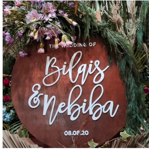 Jual Welcome Sign Kayu Bulat 50cm / Welcome Sign Kayu / Dekorasi ...