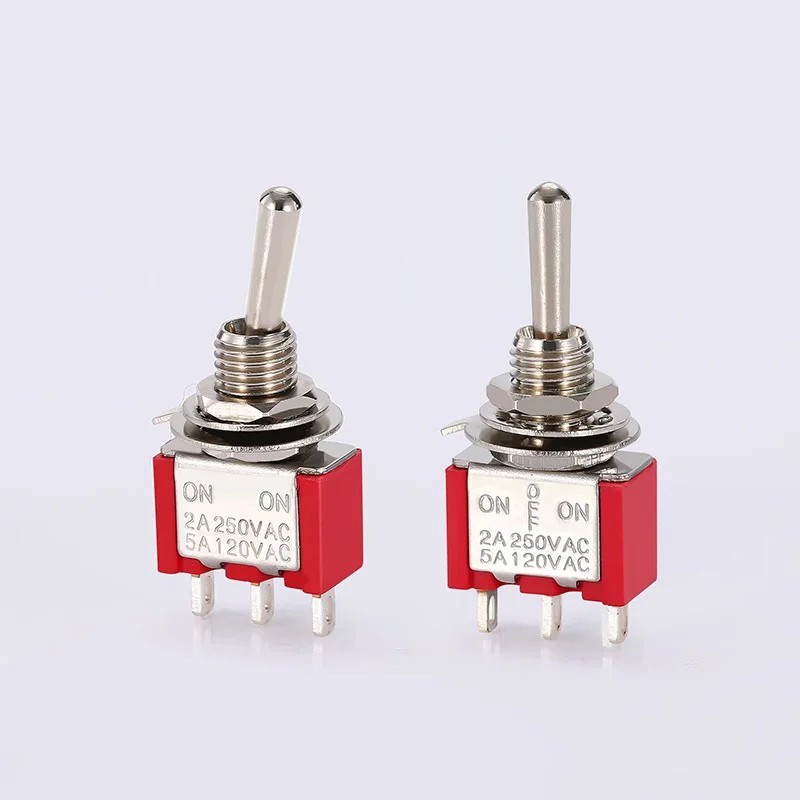 Jual 10pcs 6mm Miniature Switches Toggle Switch Single Pole Double ...