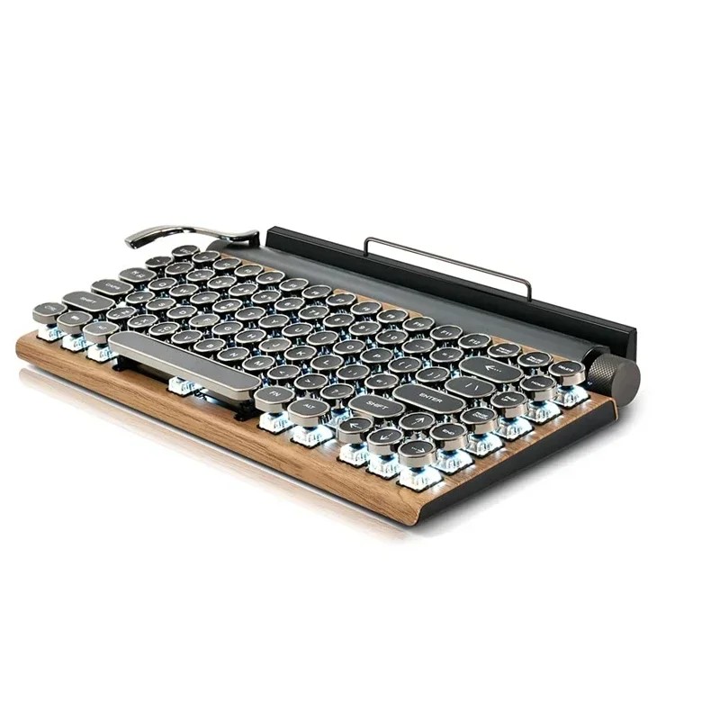 Jual Retro Typewriter Keyboard Wireless Bluetooth Keyboard USB ...