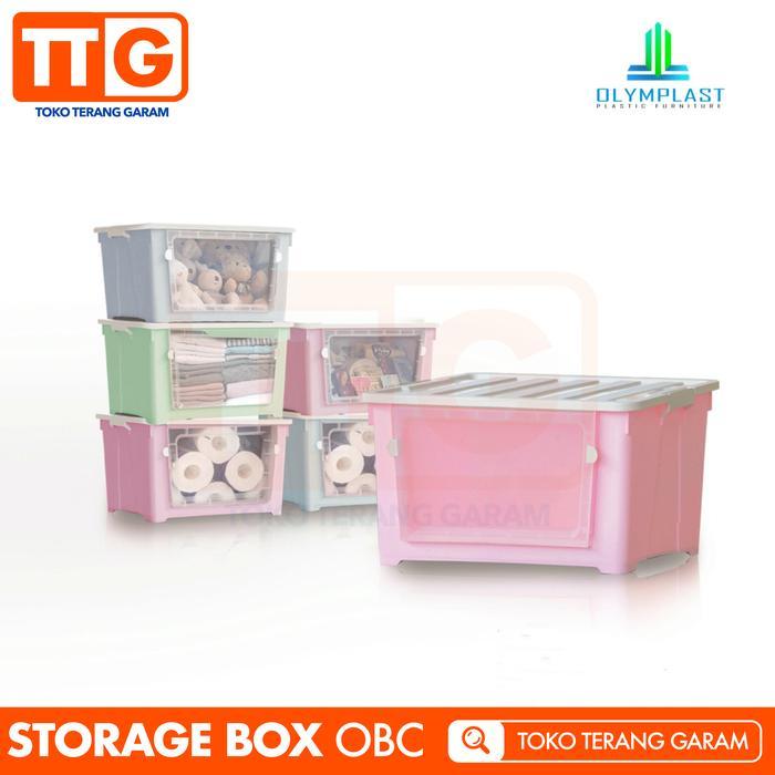 Jual OLYMPLAST Box Container Serbaguna Plastic Storage 62 Liter OBC ...