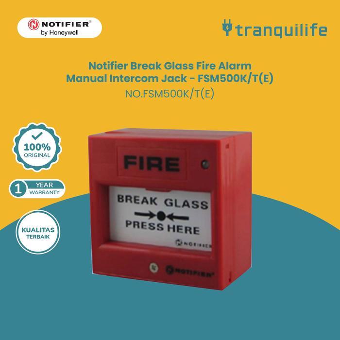 Jual Notifier Alarm Kebakaran Manual Break Glass Fire Intercom Jack ...