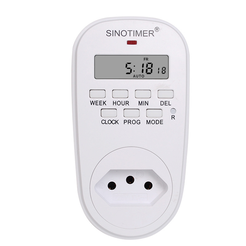 Jual Tsurayaa_ Brazil BR Plug Outlet 7 Day Weekly Programmable Digital ...