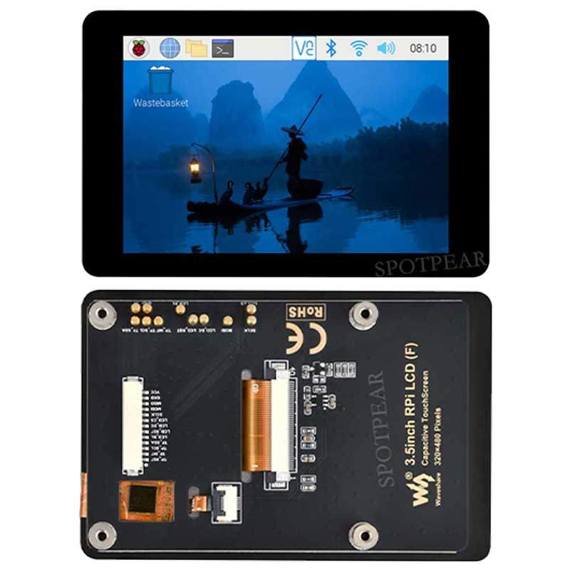 Jual Raspberry Pi 3.5 inch LCD F Display Capacitance TouchScreen 60fps ...