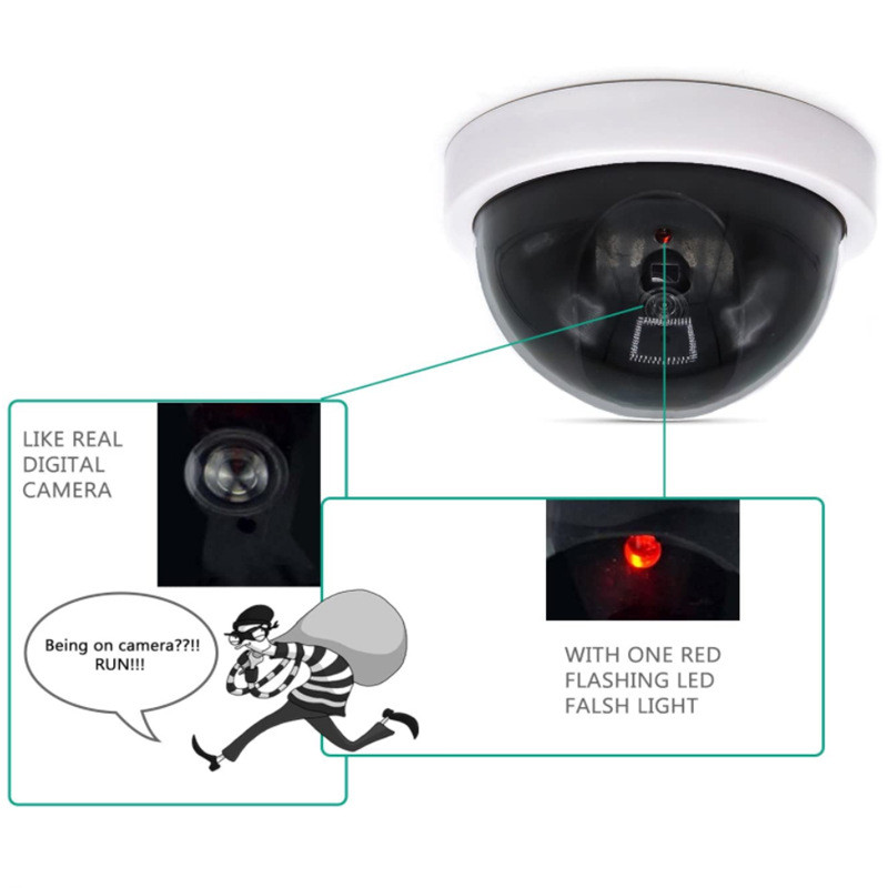 Jual New Wireless Dummy Fake Security Camera Fake CCTV Security Camera ...
