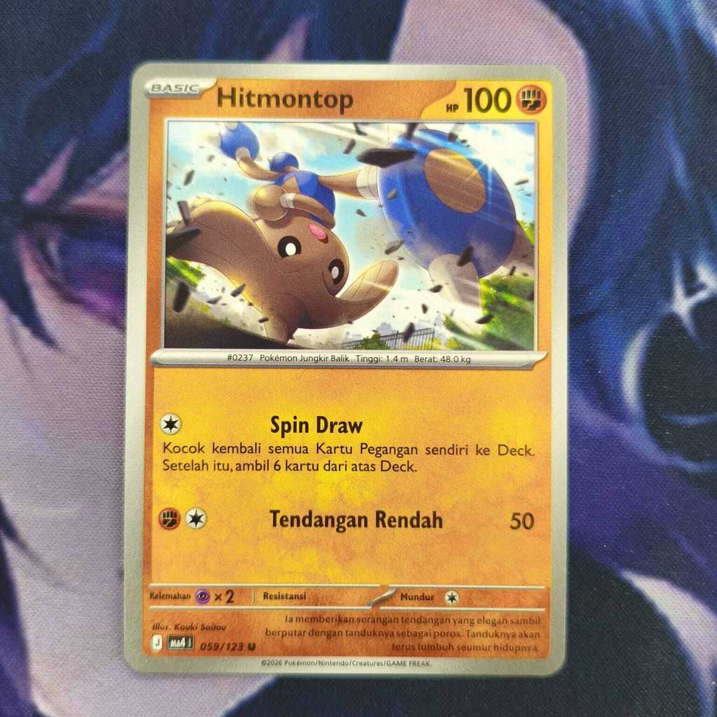 Jual pokemon (ID) Hitmontop - MA4 059/123 - UC | Shopee Indonesia
